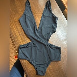All Sisters SL black cut out bathing suit